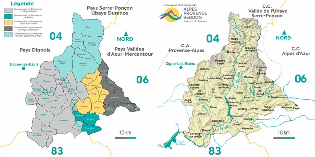 Carte CCAPV