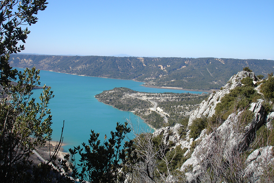 Sentier La Palud sur Verdon vers Moustiers Sainte Marie GR4