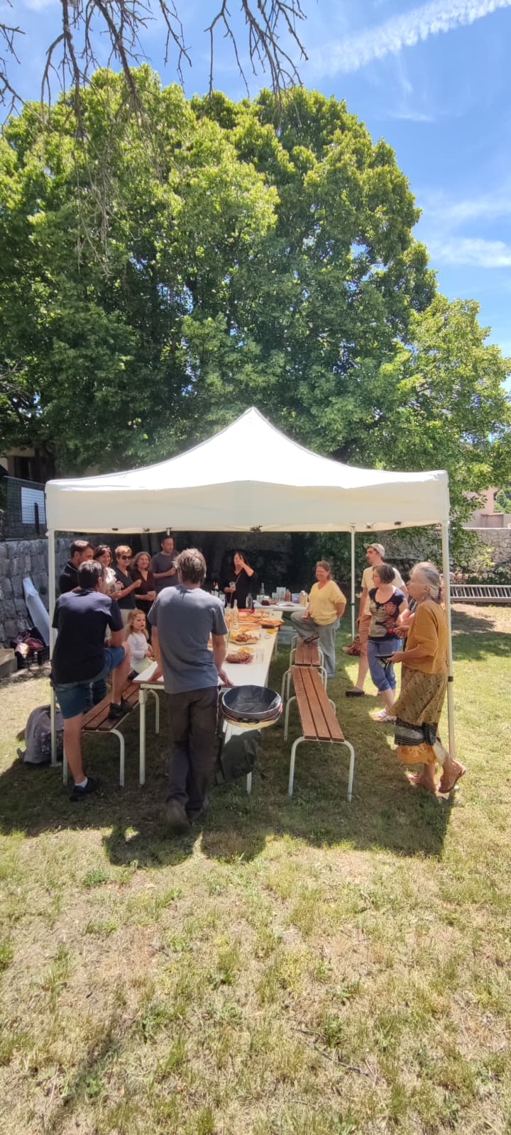 Repas partagé avec les élus de Rougon