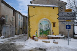 La grande fresque à La Palud sur Verdon